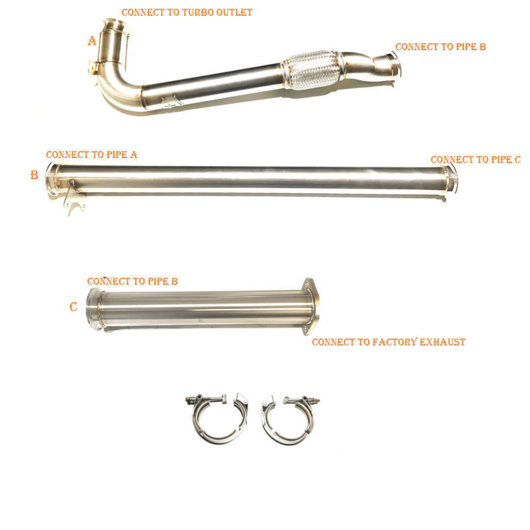 How do the Jeep Ecodiesel delete pipes connect?